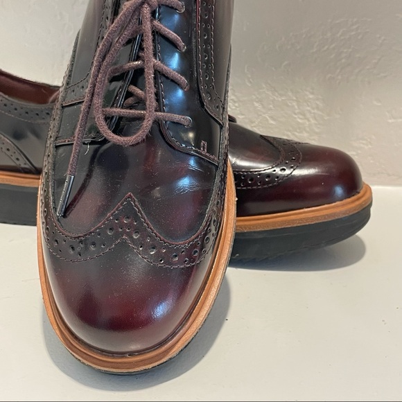 Clark Paten Leather Lace Up Loafer Size US 7 - Picture 3 of 5